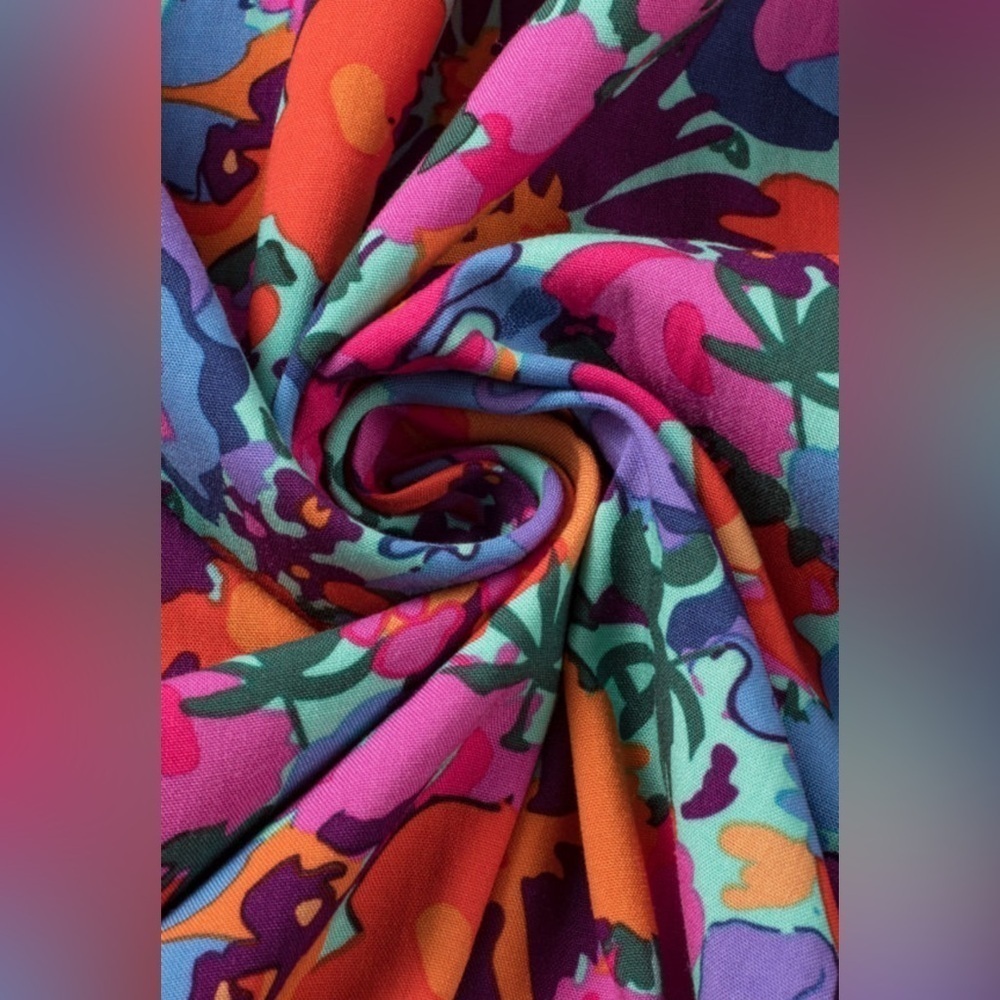 Floral Maxi Dress in Vibrant Print - Picture 10 of 15